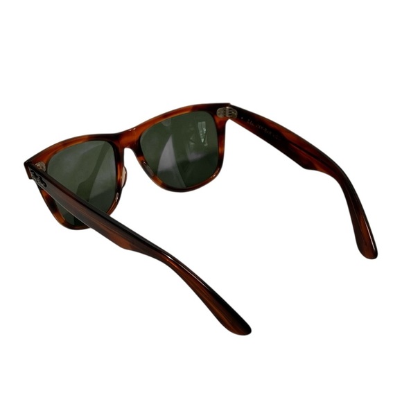 RARE VTG RAY BAN B & L WAYFARER II Tortoise Shell G15 Lens USA Sunglasses OS - Picture 9 of 16